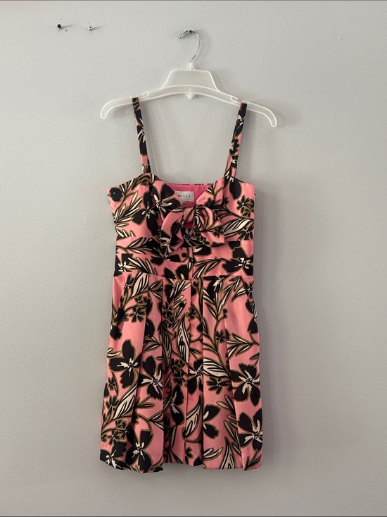 Milly Dresses & Skirts - Milly Pink Floral Bow-Front Sundress
